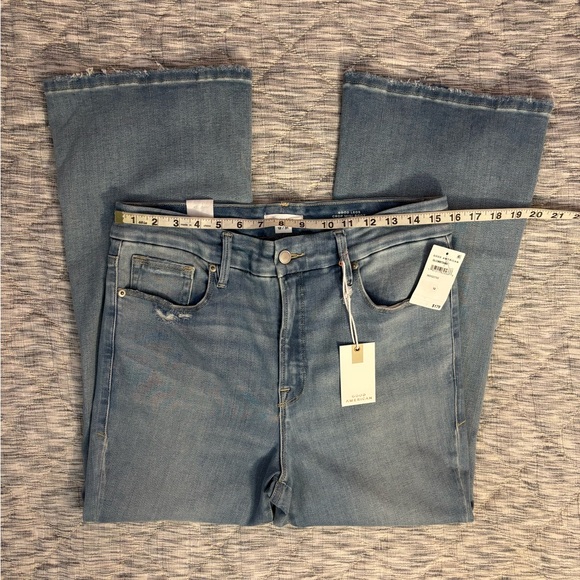 Good American Good Legs Cropped Mini Bootcut Jeans Sz 12/31 NWT | Bootcut Jeans- - Picture 9 of 11